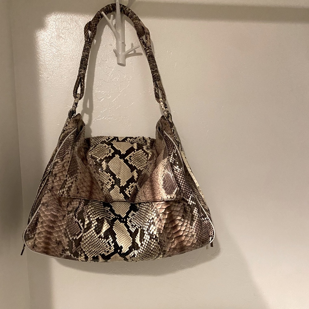 Custom Nwot Python Handbag - Beverly Hills - image 1